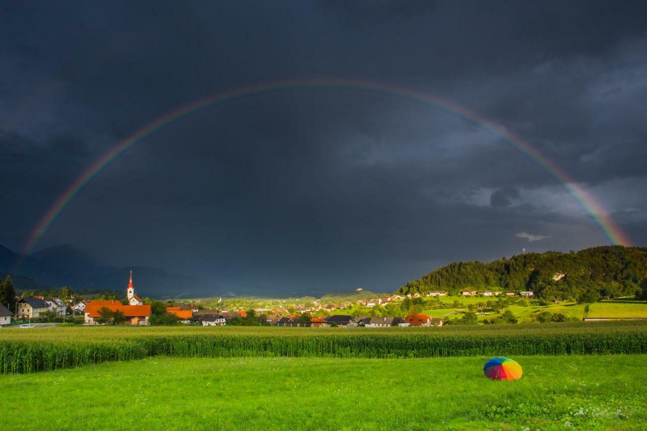 Apartmaji Tina Zgornje Gorje Luaran gambar